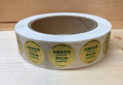 MMPA Grade Label Amber